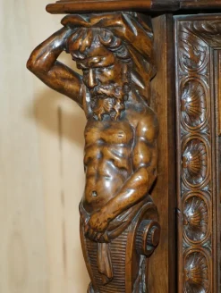 Pamono Antique French Sideboard in Walnut, 1850><noscript><img width=