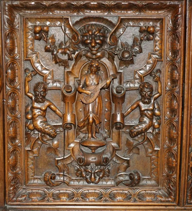 Pamono Antique French Sideboard in Walnut, 1850> Sideboards & Buffets