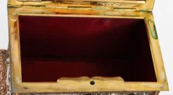 Discount Pamono Antique French Silvered and Gilted Copper Jewellery Casket Box from AB Paris