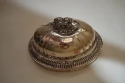 Pamono Antique French Silver-Plated Cloche><noscript><img width=