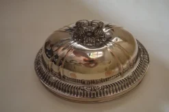Pamono Antique French Silver-Plated Cloche><noscript><img width=