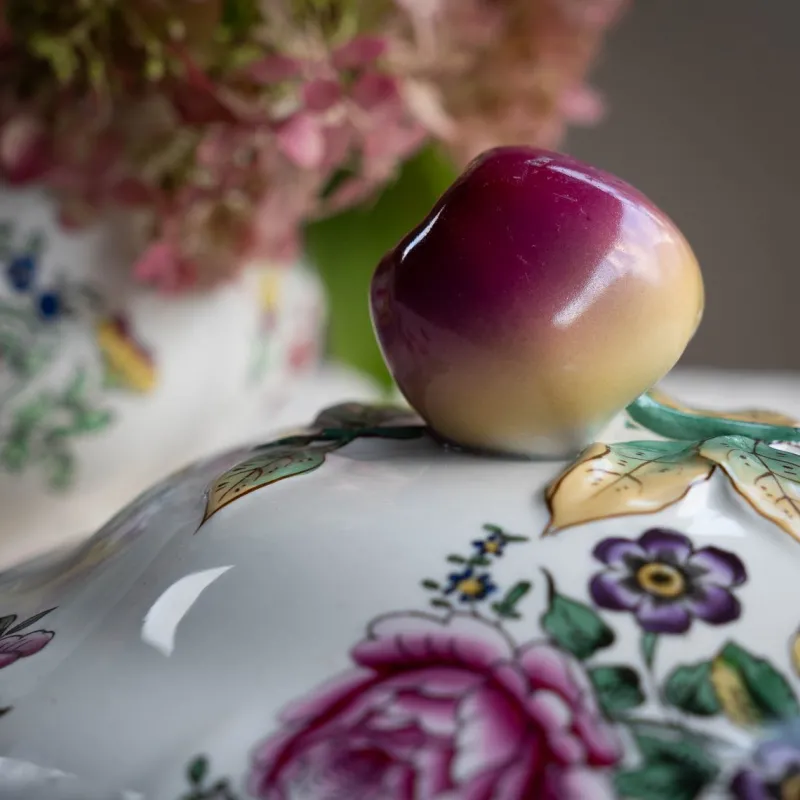 Pamono Antique French Soup Tureen from Lunéville, Early 20th Century> Serving Dishes