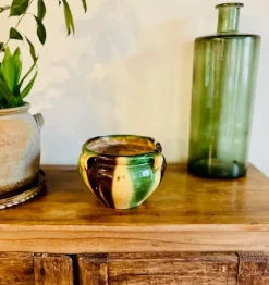 Pamono Antique French Terracotta Cachepots or Planters, 19th Century, Set of 3><noscript><img width=