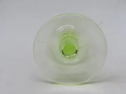New Pamono Antique French Uranium Glasses Set, Set of 6