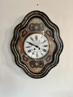 Pamono Antique French Victorian Wall Clock, 1860s> Clocks