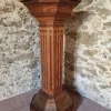 Pamono Antique French Wooden Column Pedestal, 1900s> Pedestals And Columns