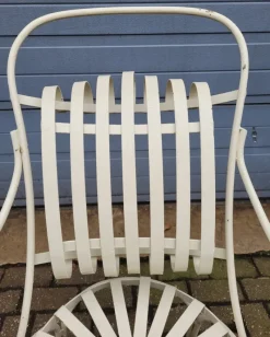 Pamono Antique French Wrought Iron Bistro Chairs, Set of 4><noscript><img width=