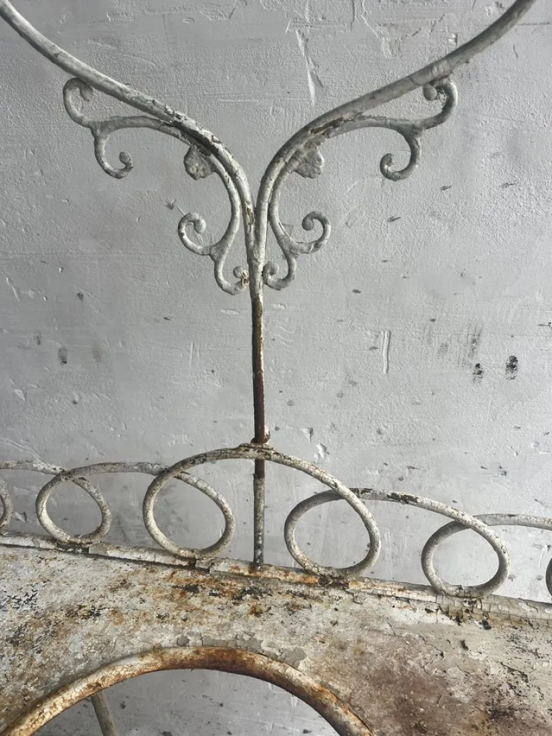 Pamono Antique French Wrought Iron Washstand, 19th Century> Garden Accessories