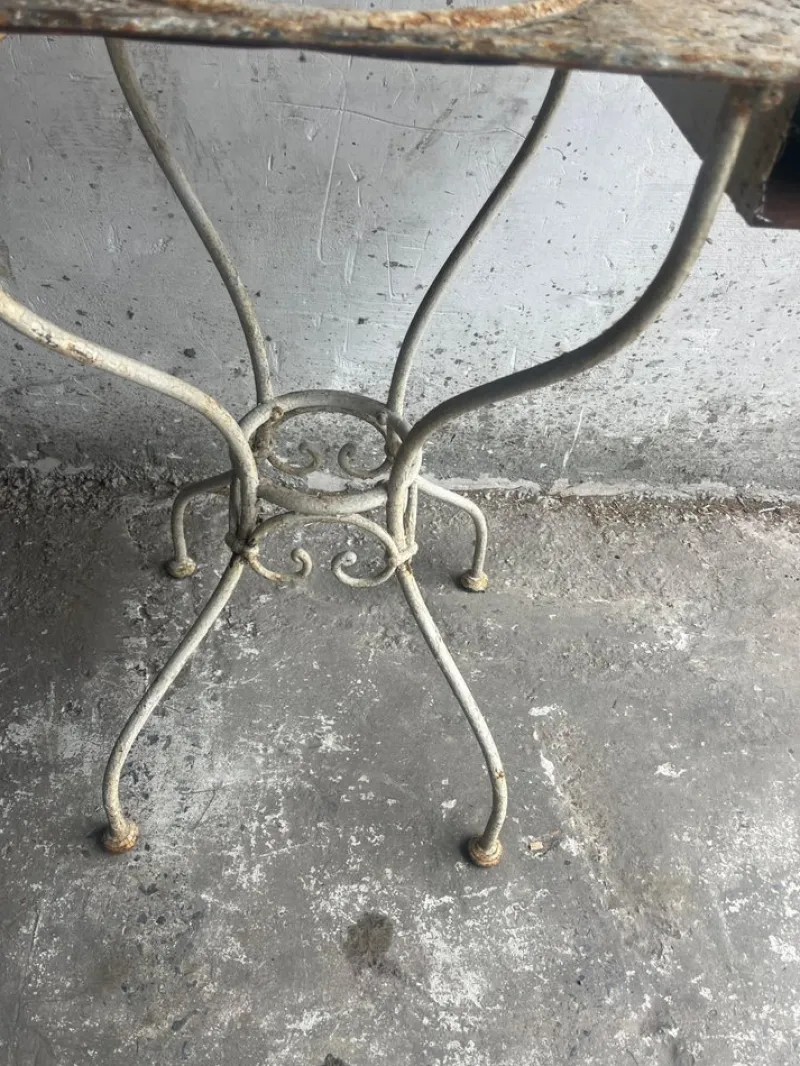 Pamono Antique French Wrought Iron Washstand, 19th Century> Garden Accessories