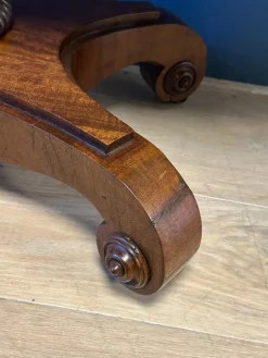 Outlet Pamono Antique Game Table in Mahogany