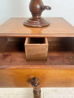 Pamono Antique Gentleman's Barber Shaving Mirror Stand, 1930s><noscript><img width=