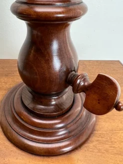 Pamono Antique Gentleman's Barber Shaving Mirror Stand, 1930s><noscript><img width=