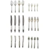 Online Pamono Antique Georg Jensen Sterling Silver Acorn Dinner Cutlery, Set of 24