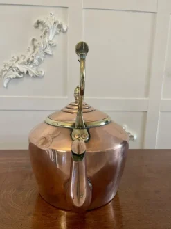 Pamono Antique George III Copper Kettle, 1800s><noscript><img width=