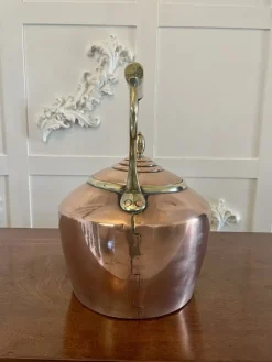 Pamono Antique George III Copper Kettle, 1800s><noscript><img width=
