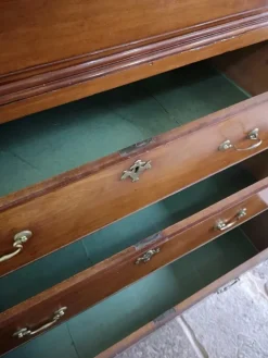 Pamono Antique George III Mahogany Tallboy, 1760><noscript><img width=
