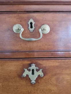 Pamono Antique George III Mahogany Tallboy, 1760><noscript><img width=