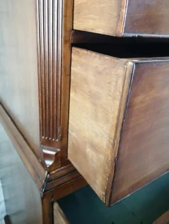 Pamono Antique George III Mahogany Tallboy, 1760><noscript><img width=