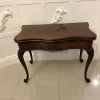 Online Pamono Antique George III Original Hepplewhite Carved Mahogany Card Table, 1770s
