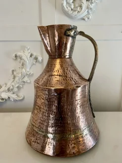 Pamono Antique George III Quality Copper Water Jug, 1800s> Bottles, Carafes & Jugs