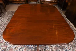 Hot Pamono Antique George III Regency Dining Table with Chairs, 1820, Set of 11