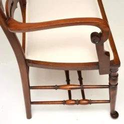 Sale Pamono Antique Georgian Ladderback Settee, 1820s
