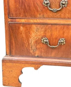 Pamono Antique Georgian Secretaire in Mahogany, 1870><noscript><img width=