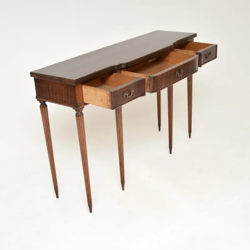 New Pamono Antique Georgian Style Console Table, 1950