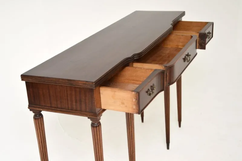 New Pamono Antique Georgian Style Console Table, 1950