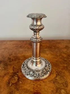 Pamono Antique Georgian Telescopic Candlesticks, 1800s, Set of 2><noscript><img width=