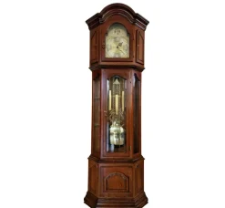 Pamono Antique Germa Table Clock withn Tempus Nascendi Tempus Moriendi Engraving> Clocks
