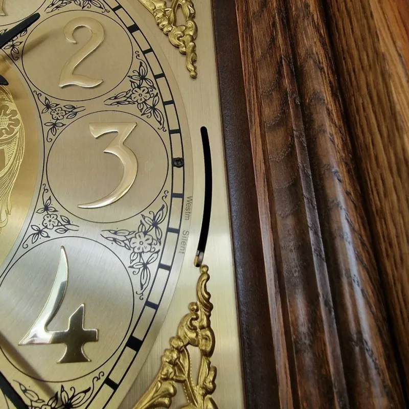 Pamono Antique Germa Table Clock withn Tempus Nascendi Tempus Moriendi Engraving> Clocks