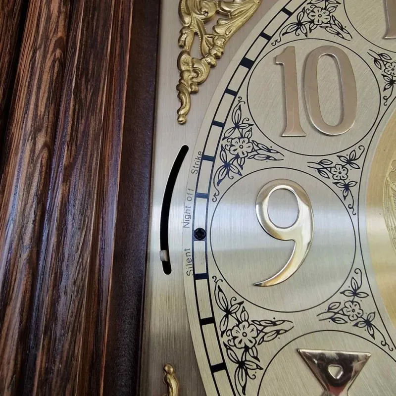 Pamono Antique Germa Table Clock withn Tempus Nascendi Tempus Moriendi Engraving> Clocks