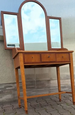 Pamono Antique German Art Deco Dressing Table, 1920s> Dressing Tables