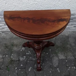 Best Pamono Antique German Gaming Table in Mahogany, 1860