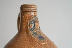 Pamono Antique German Jug in Salt Glazed Stoneware><noscript><img width=