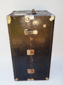 Pamono Antique German Suitcase from Mädler, 1890s><noscript><img width=