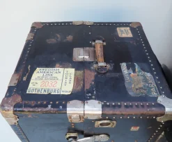 Pamono Antique German Suitcase from Mädler, 1890s><noscript><img width=