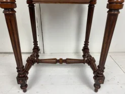 Pamono Antique German Walnut Sewing Table><noscript><img width=