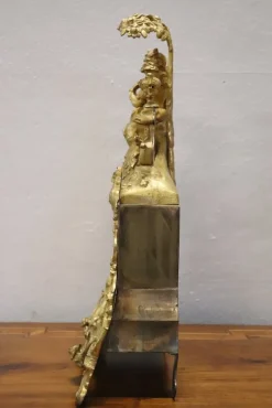 Pamono Antique Gilt Bronze Table Clock, 19th Century><noscript><img width=