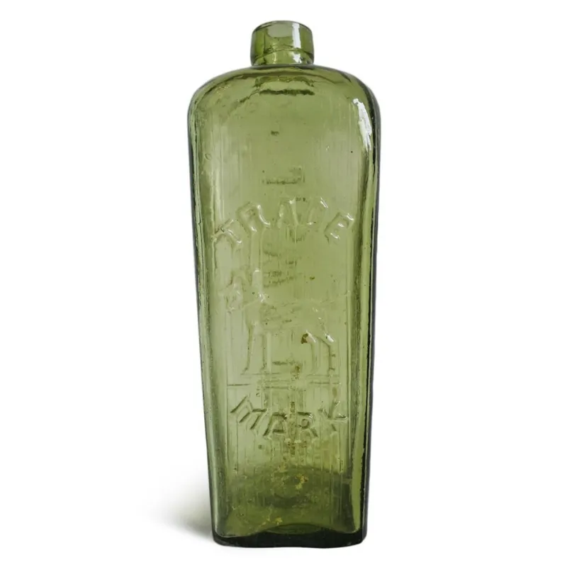 Pamono Antique Glass Gin Bottles, Set of 9> Glassware