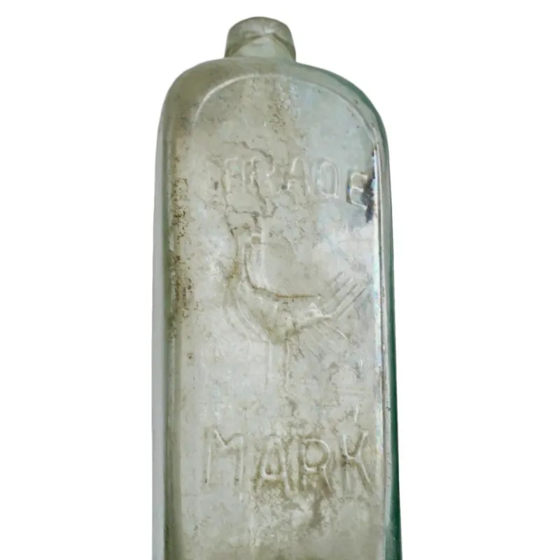 Pamono Antique Glass Gin Bottles, Set of 9> Glassware