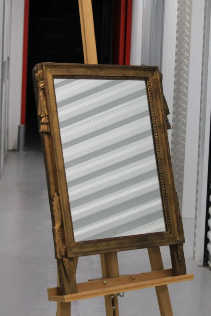 Pamono Antique Gold Frame Mirror, 1890s> Mirrors