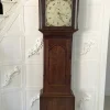 Pamono Antique Grandfather Clock in Oak and Mahogany by W. Prior for Skipton> Clocks