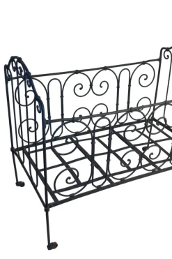 Pamono Antique Gray Wrought Iron Children's Bed, 1890s> Children's Chairs