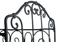 Pamono Antique Gray Wrought Iron Children's Bed, 1890s><noscript><img width=
