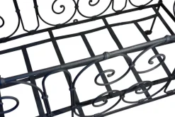 Pamono Antique Gray Wrought Iron Children's Bed, 1890s><noscript><img width=