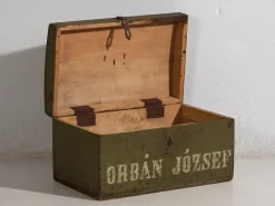 Pamono Antique Green Chest, 1920s><noscript><img width=