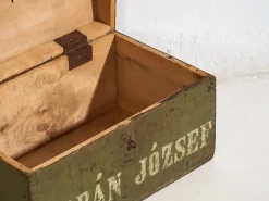 Pamono Antique Green Chest, 1920s><noscript><img width=