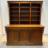 Pamono Antique Handcarved Counter with Bookcase> Shelves & Wall Units